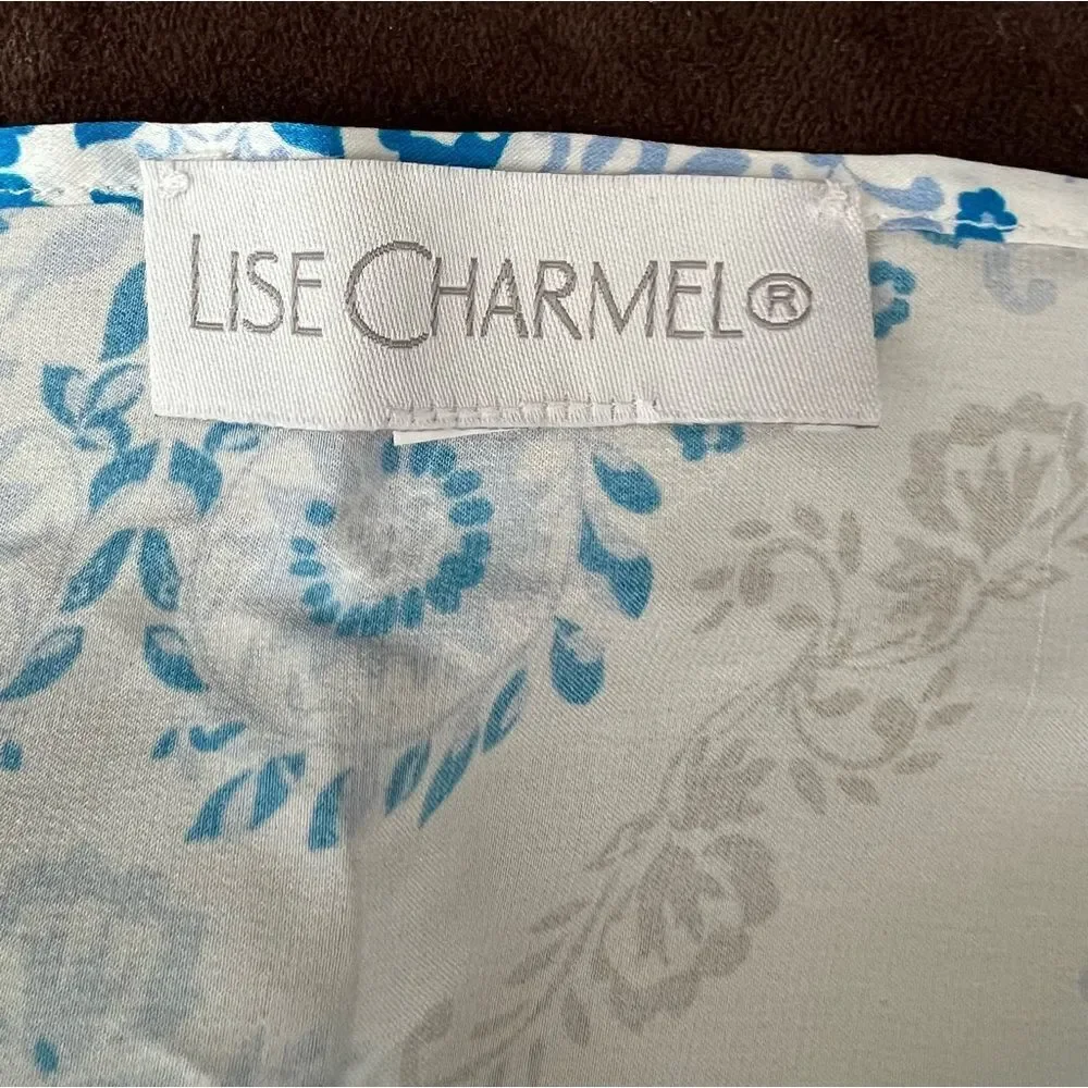 Lise Charmel 100% Silk Floral Print Scarf
